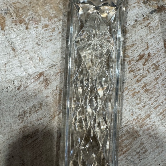 Vintage Anchor Hocking Glass Serving For And Spoon - Picture 7 of 7